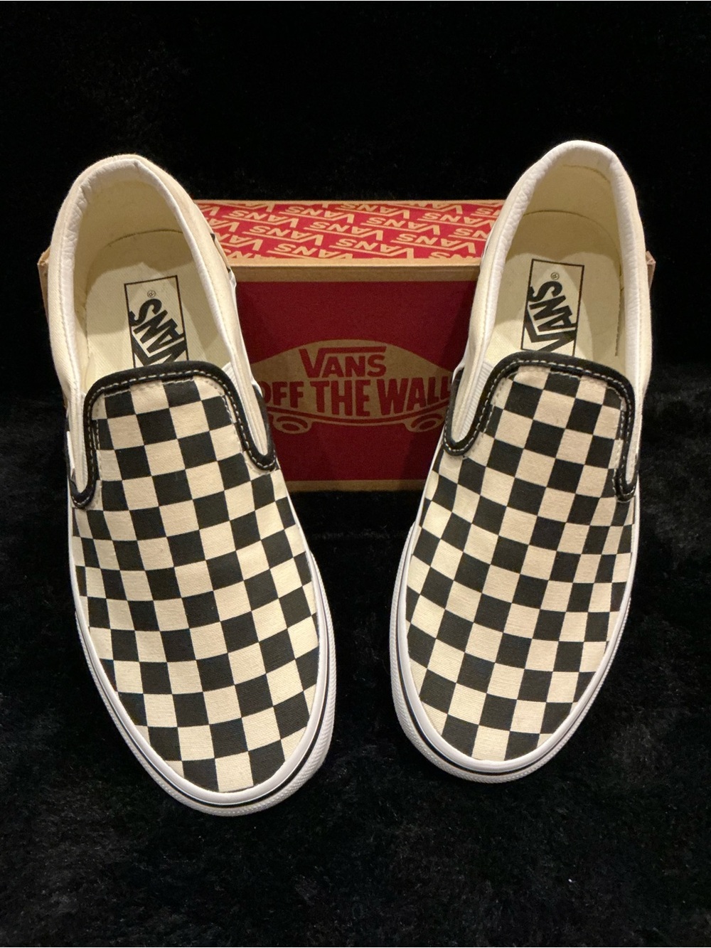 Vans Slip-On Checkerboard Canvas Sneakers - Men’s 8.5 Women’s 10 NWB